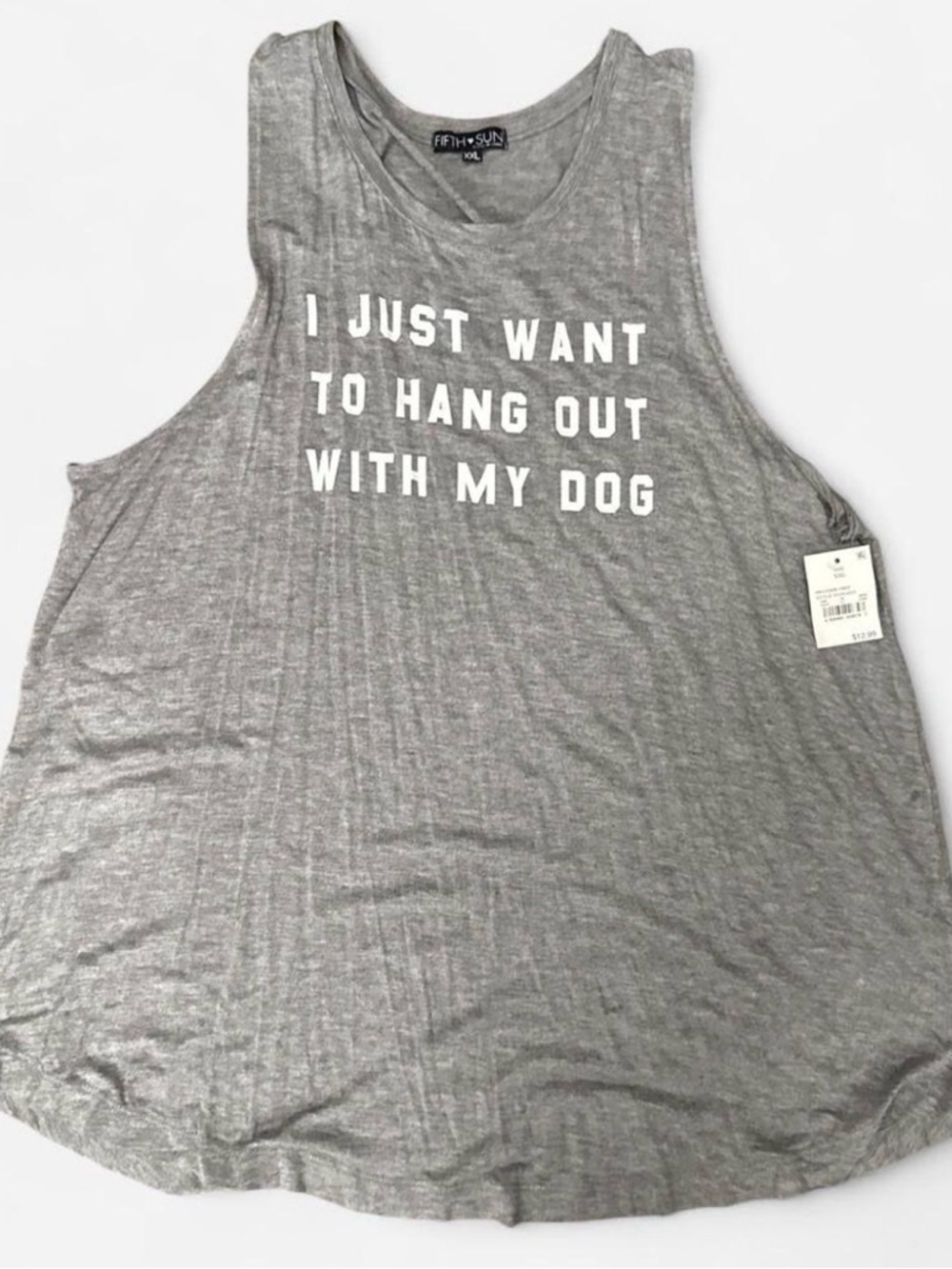 Fifth Sun Black $ Grey Flowy Tank Tops